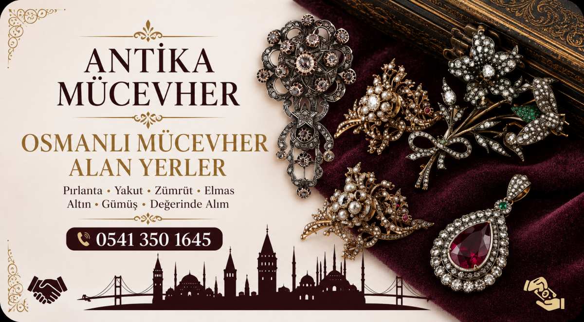 Antika Mücevher, Osmanlı Mücevher Alan Yerler